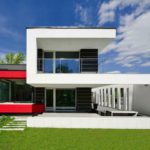 Viviendas sostenibles de hormigón con arquitectura minimalista